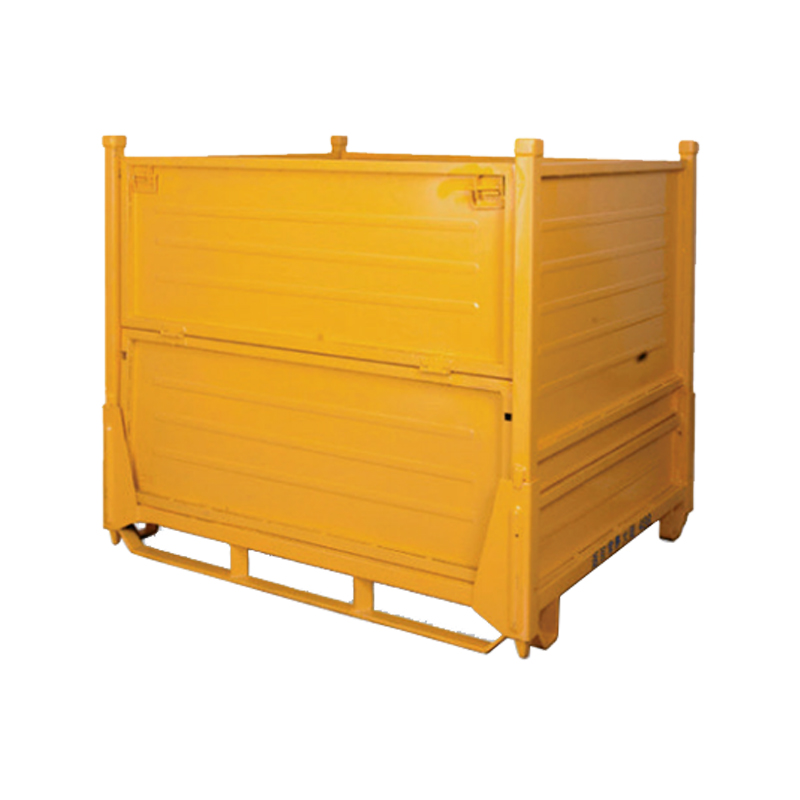 Metal Mesh/Solid Container for Auto Parts Storage